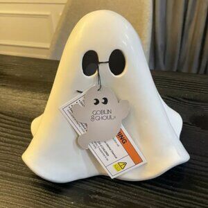 Goblin & Ghoul White Light up Ghost, Rare, NWT